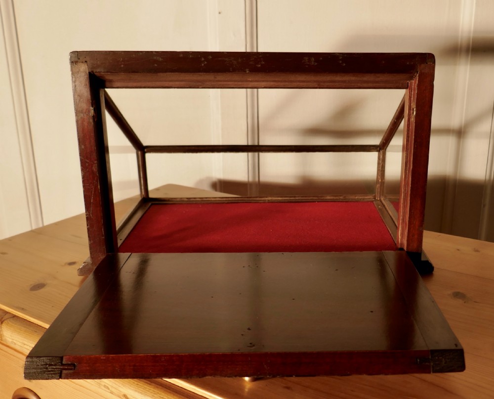 Victorian Mahogany Counter Top Jewellery Display Cabinet View III