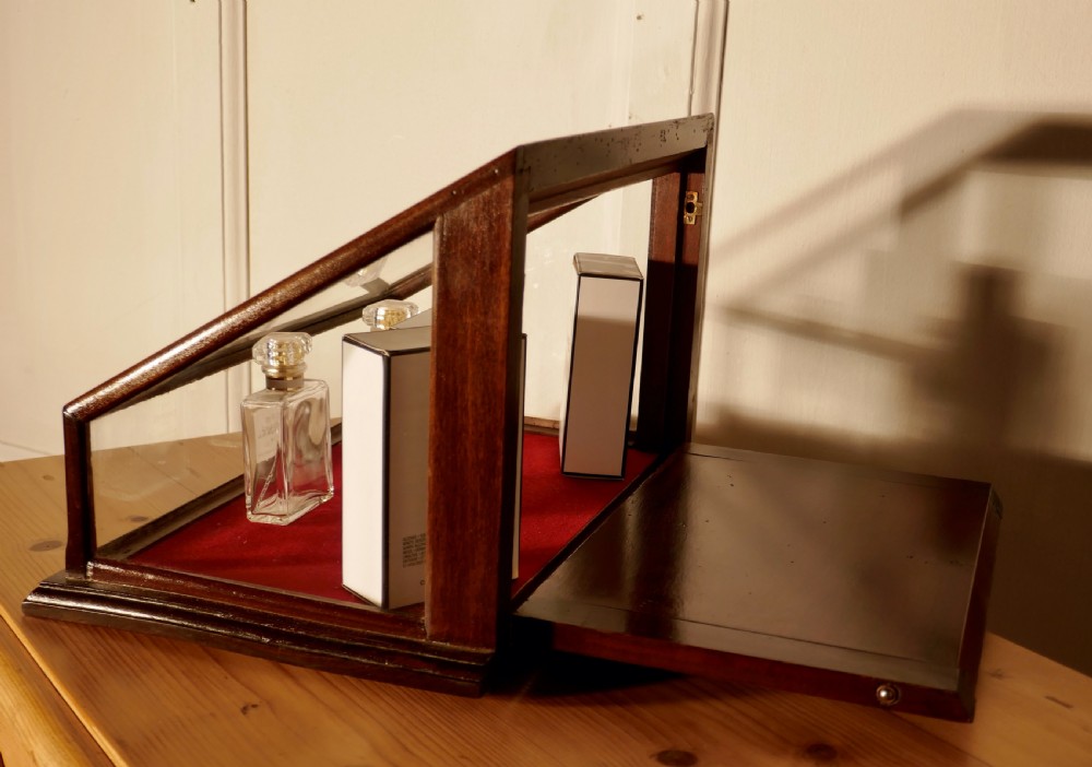 Victorian Mahogany Counter Top Jewellery Display Cabinet View VIII