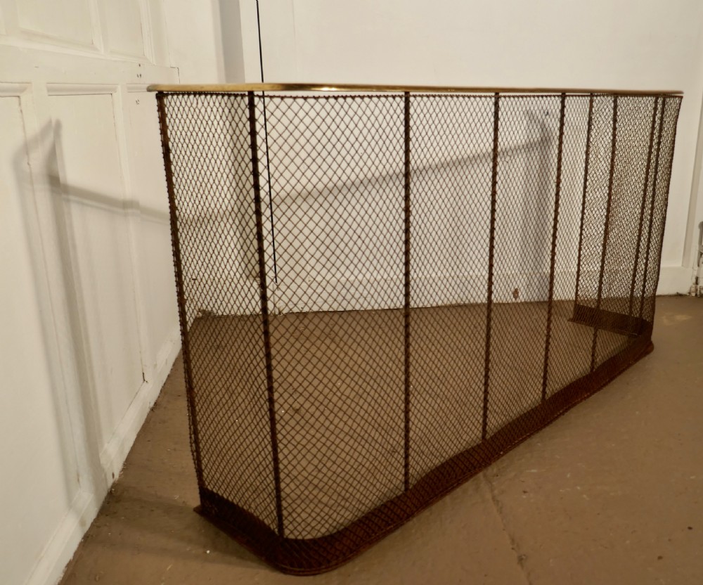 Very Large High Victorian Nursery Guard Fire Fender  View IV