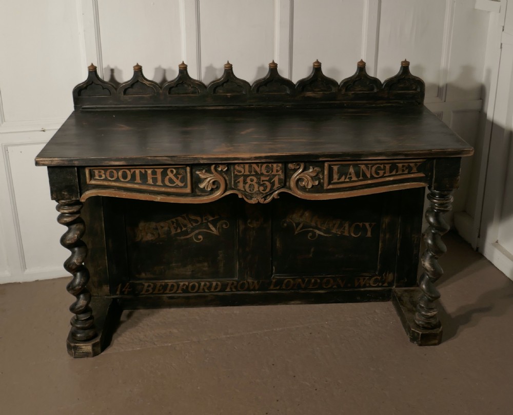 Booth and Langley Dispensing Pharmacy Shop Counter View II