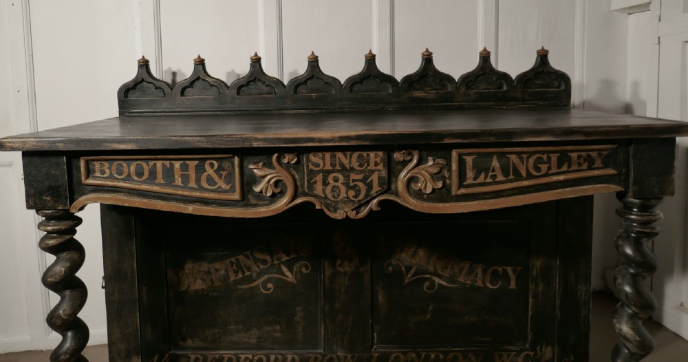 Booth and Langley Dispensing Pharmacy Shop Counter View III