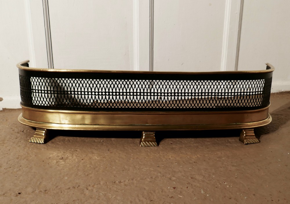Early Victorian Fireside Fender View III