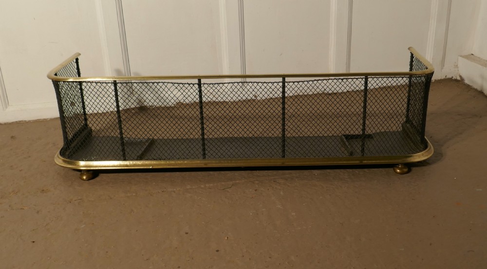Victorian Nursery Fire Guard or Club Fender  View V
