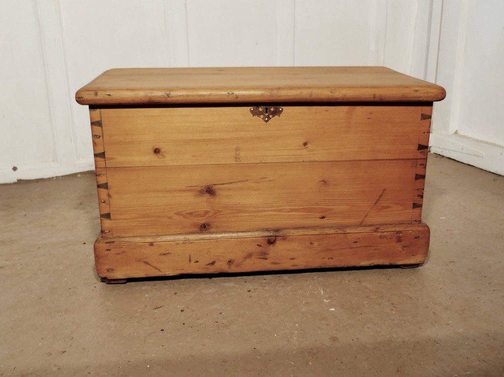 Early Victorian Pine Chest, Blanket Box  