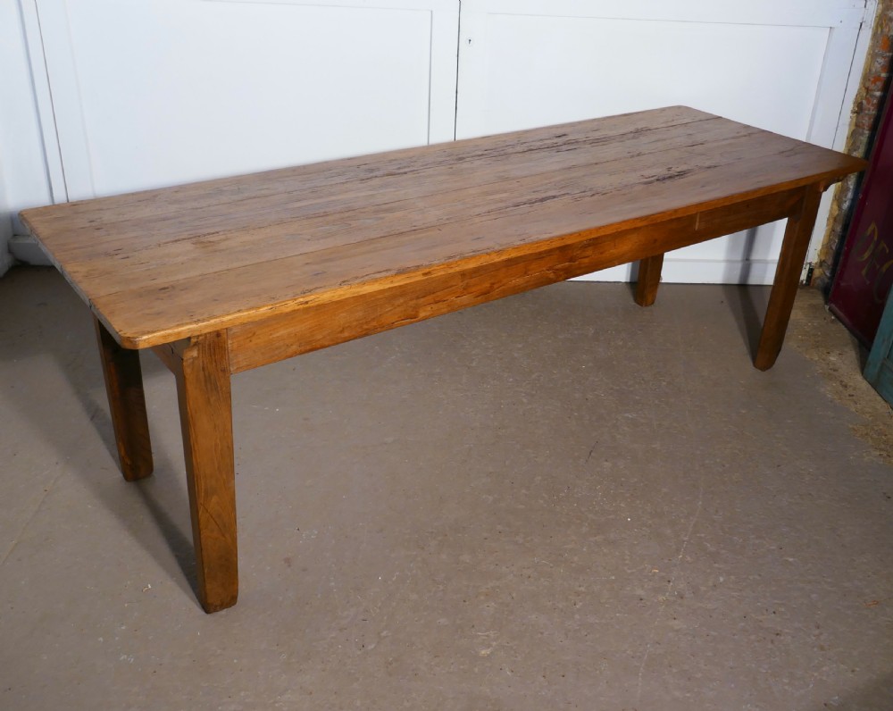A Large French Very Rustic Pine Table View VIII