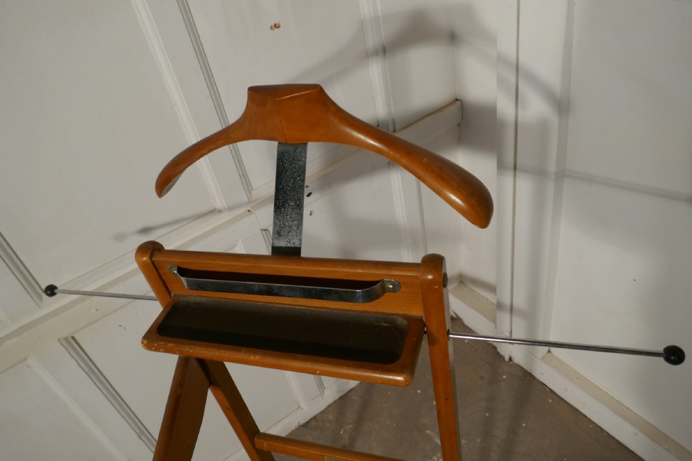 Art Deco Gentleman’s Suit Hanger or Night Stand, the Versatile Valet, by Corby of Windsor View III
