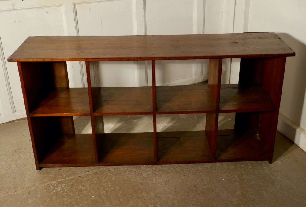 Rustic Dark Pine Shoe Tidy  View III