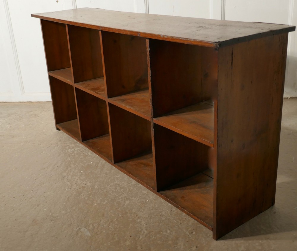 Rustic Dark Pine Shoe Tidy  View V