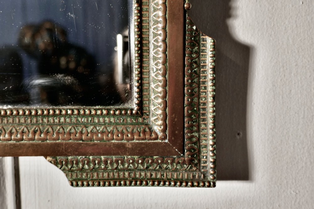 Stunning French Empire Gilt Brass Wall Mirror View II
