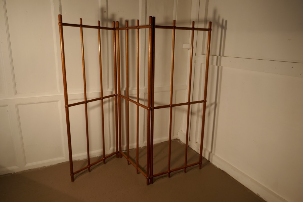 Victorian Arts and Crafts Pitch Pine Room Divider  View VI