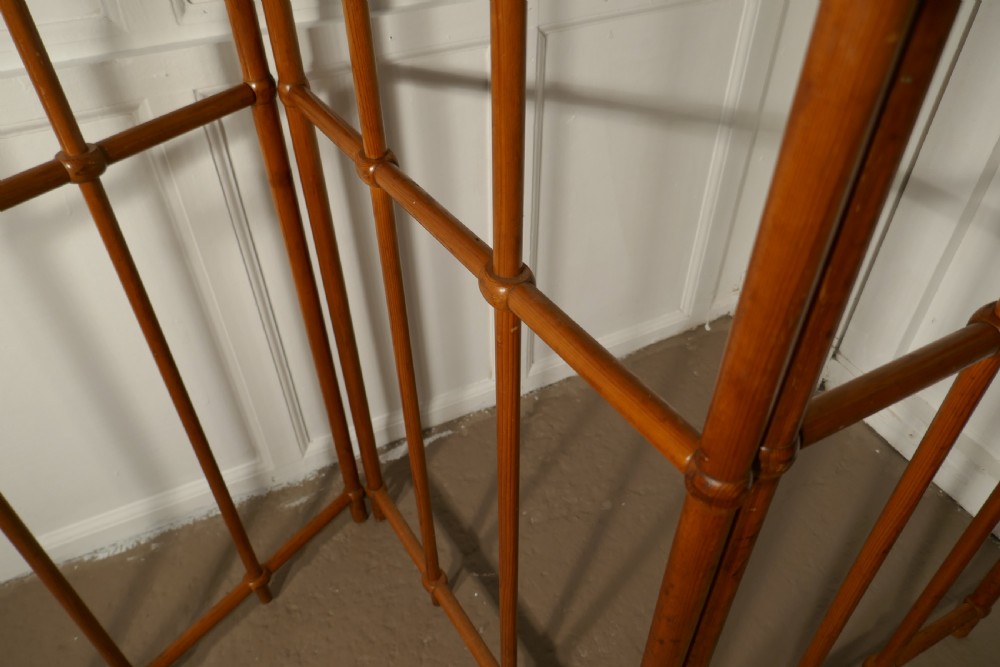 Victorian Arts and Crafts Pitch Pine Room Divider  View VII