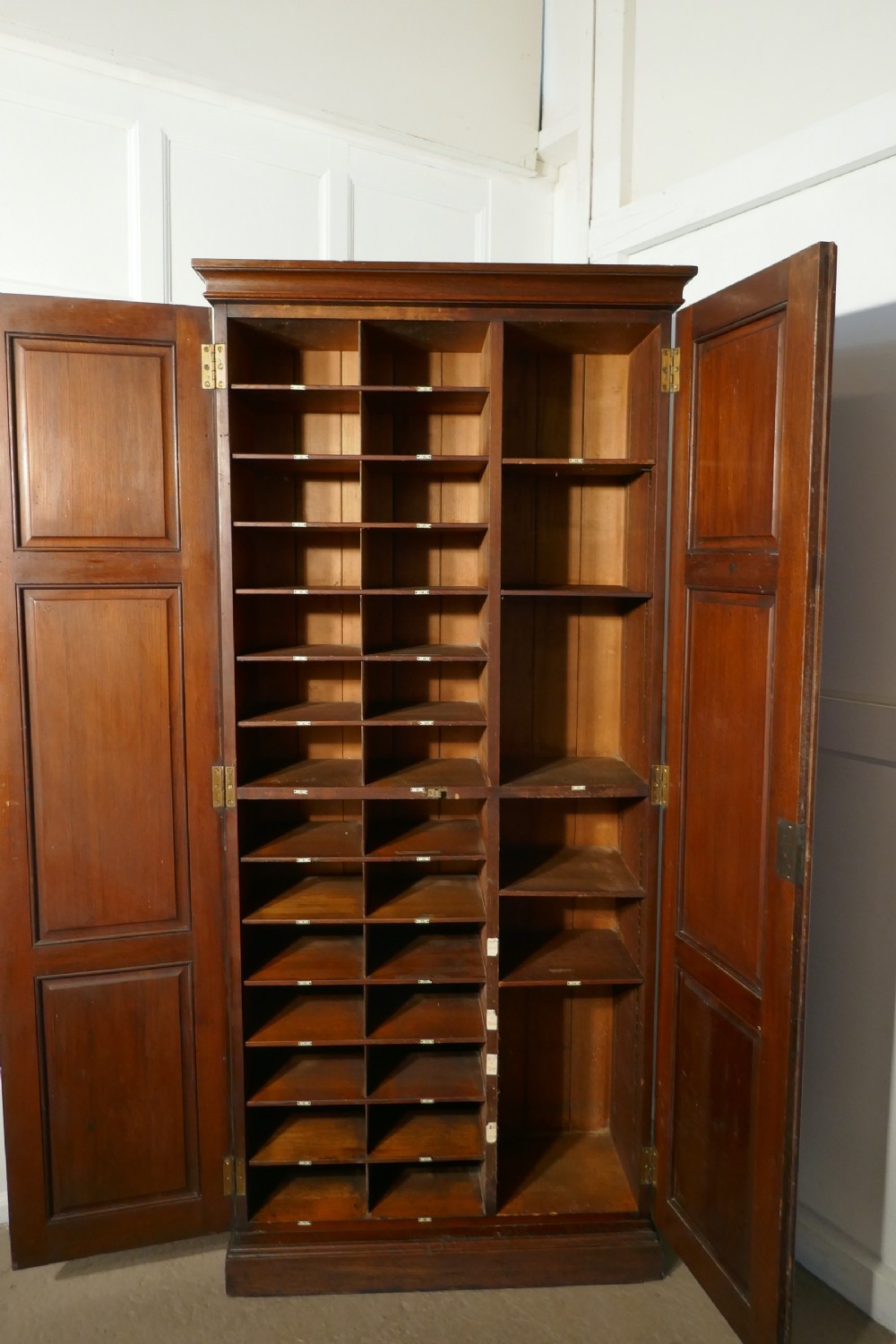 Tall Fitted 19th Century Mahogany Estate Cupboard View VI