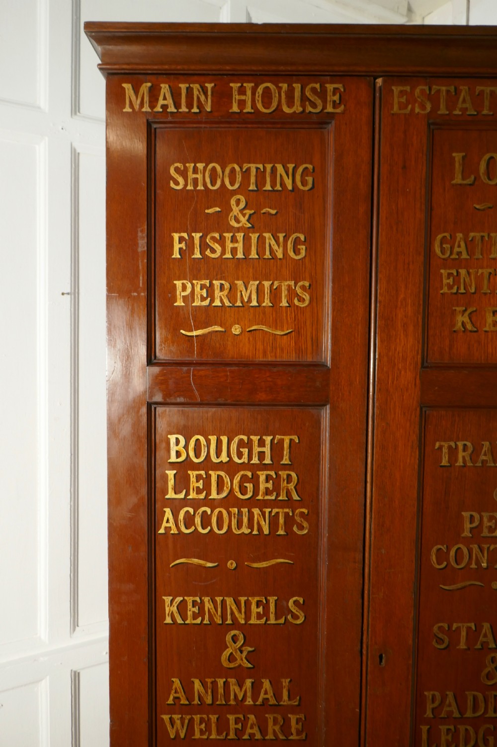 Tall Fitted 19th Century Mahogany Estate Cupboard View VII