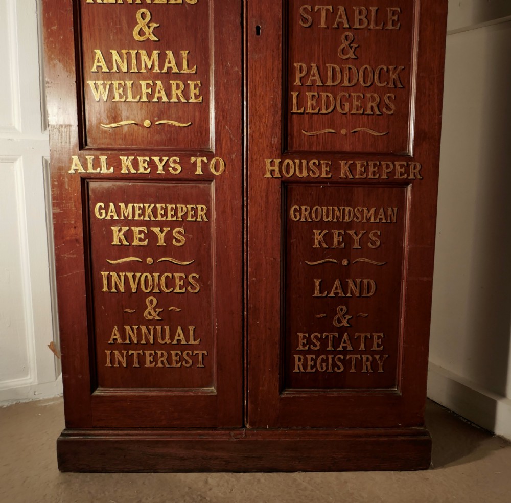 Tall Fitted 19th Century Mahogany Estate Cupboard View IX