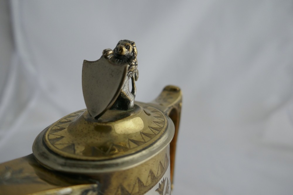 Hukin and Heath Coffee or Chocolate Pot, Arts and Crafts Gothic Style View IX