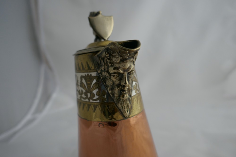 Hukin and Heath Coffee or Chocolate Pot, Arts and Crafts Gothic Style View XI