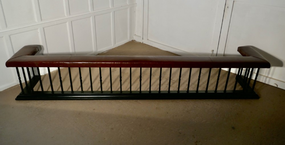 Almost 10ft long Iron and Leather Club Fender View II