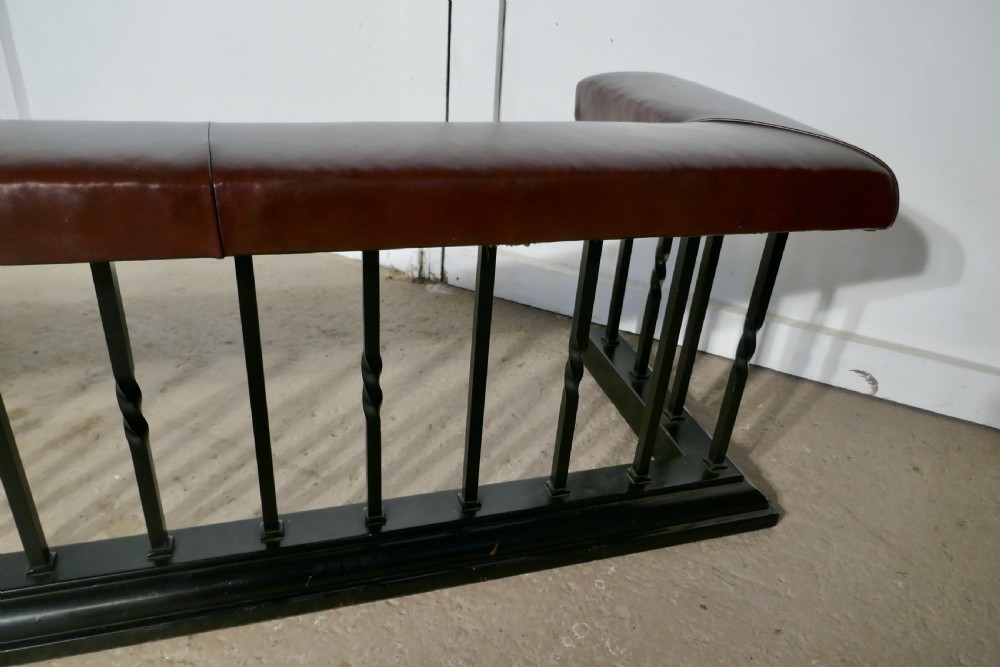 Almost 10ft long Iron and Leather Club Fender View V