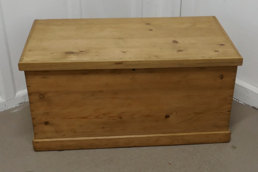 Victorian Pine Blanket Box,