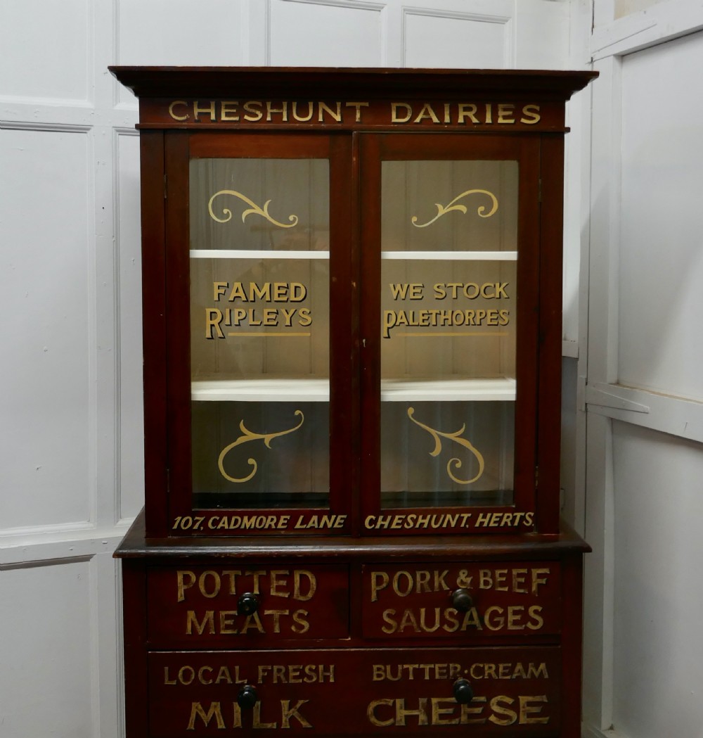 Victorian Painted Pine Kitchen Cupboard,   View IV
