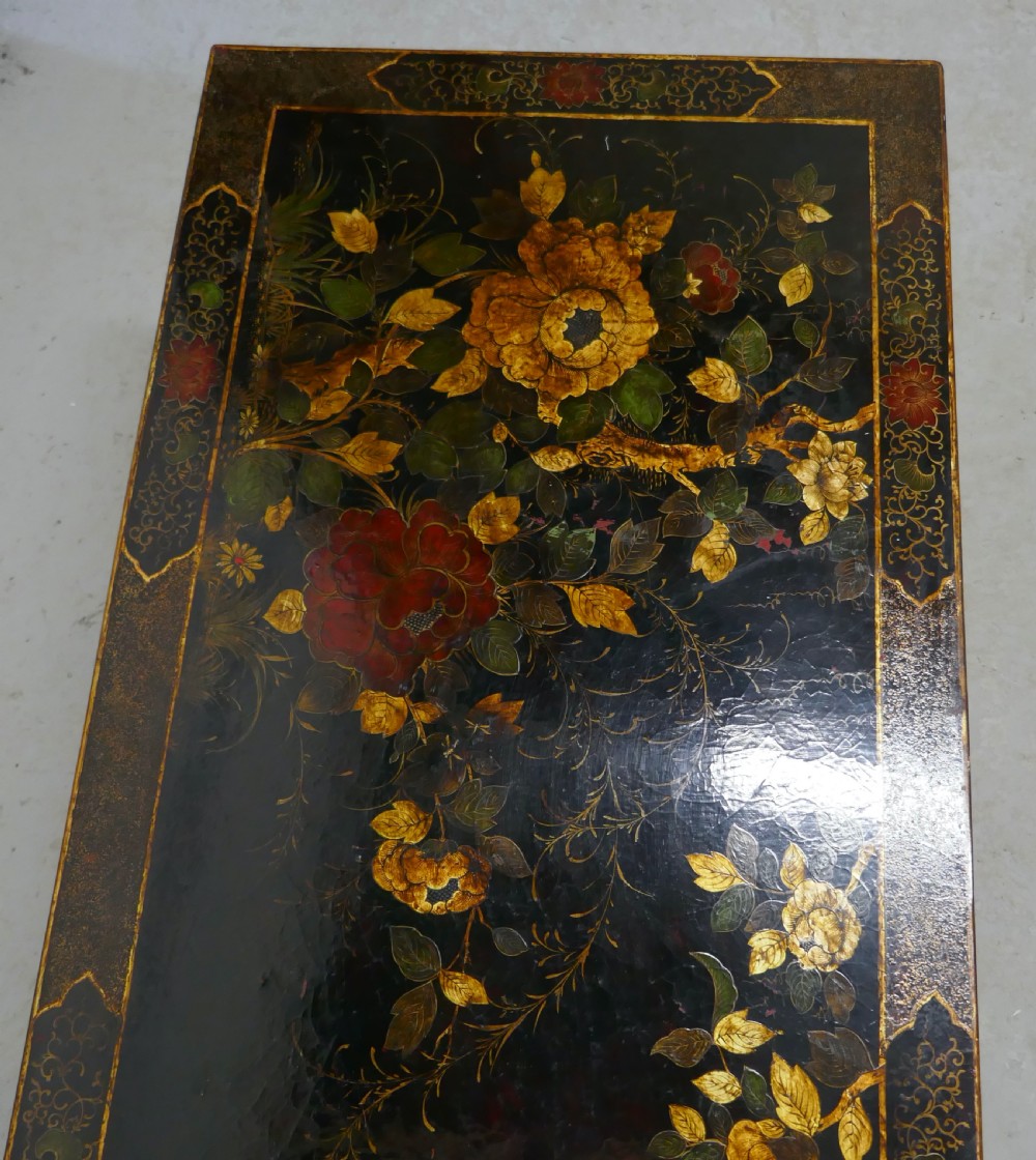Painted and Lacquered Chinoiserie Coffee Table   View VI