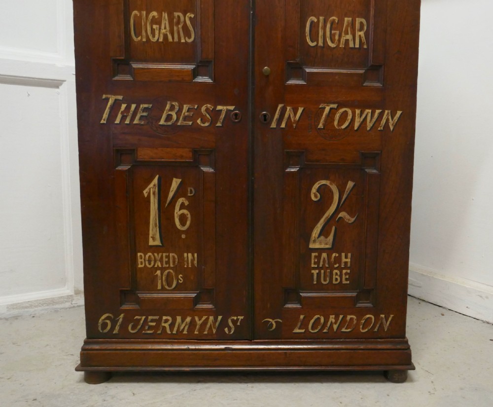 Victorian Humidor Painted for Cigar Store Display  View VII