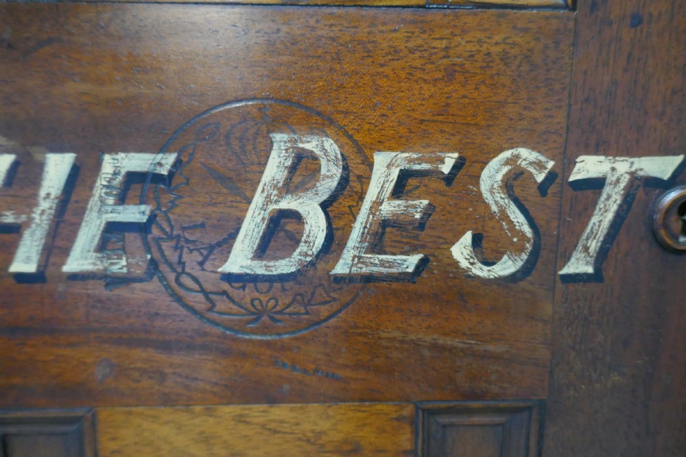 Victorian Humidor Painted for Cigar Store Display  View VIII