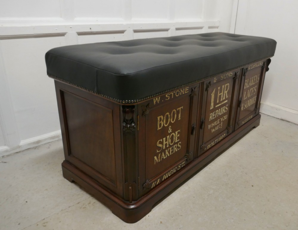 Window Seat Boot Cupboard Shop Display Bench Storage View V