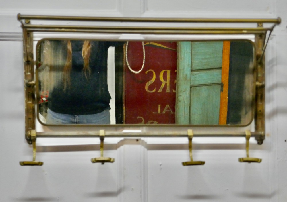 French Art Deco Odeon Style Pullman Mirror From a Train  View II