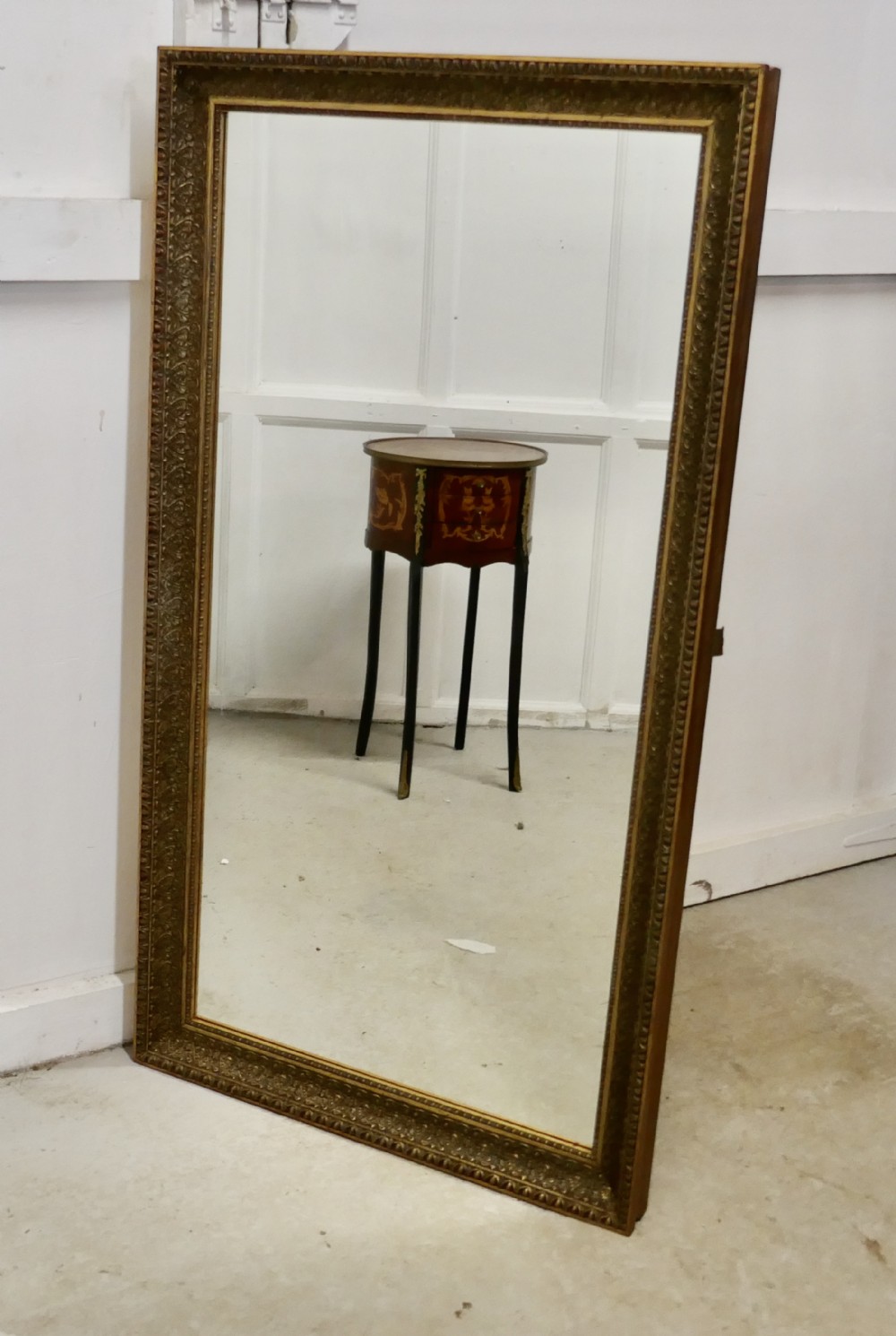 A 19th Century French Large Gilt Mirror
