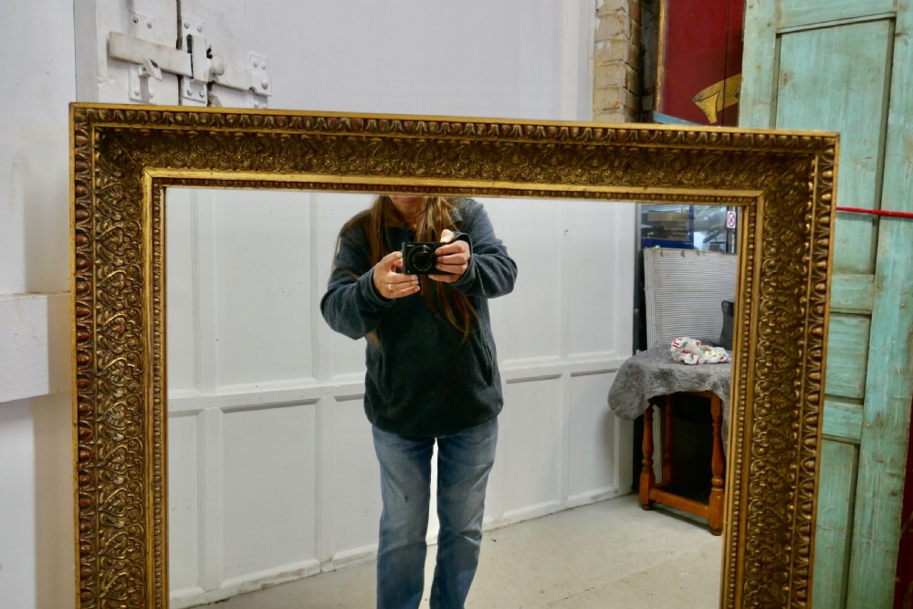 A 19th Century French Large Gilt Mirror View VI
