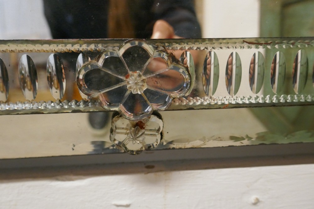 Superb Large 19th Century Venetian Cushion Mirror View IX
