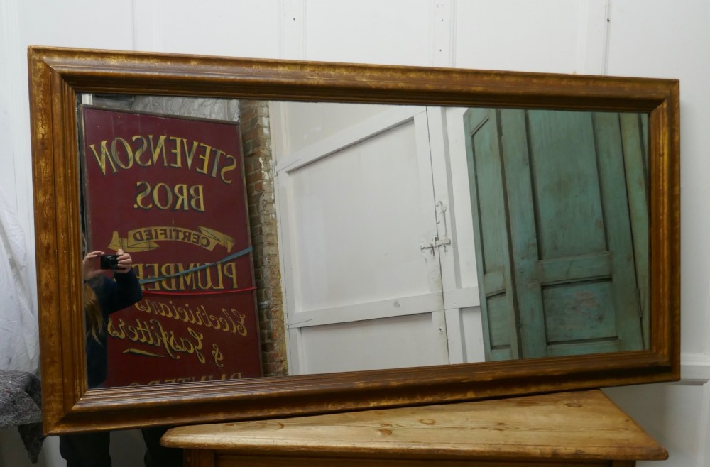 A 19th Century Large French Shabby Gilt Mirror View VII