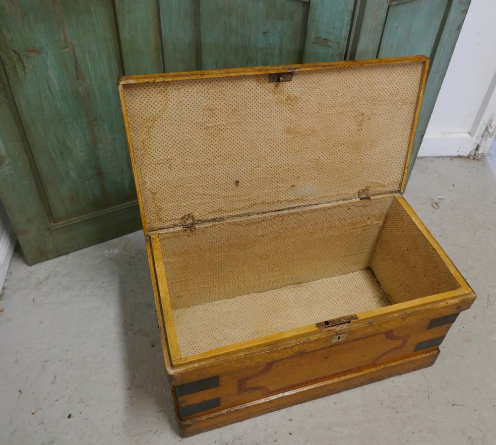  A Victorian Pine Blanket Chest  View III