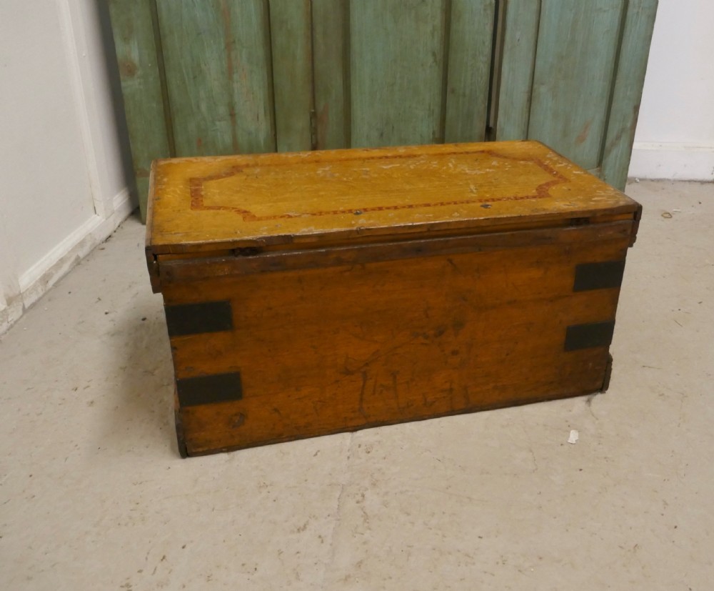  A Victorian Pine Blanket Chest  View V
