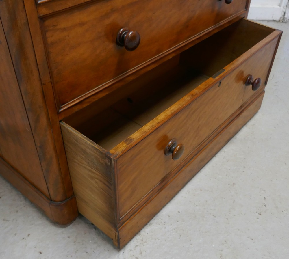 Large 19th Century Birch Chest of Drawers View V