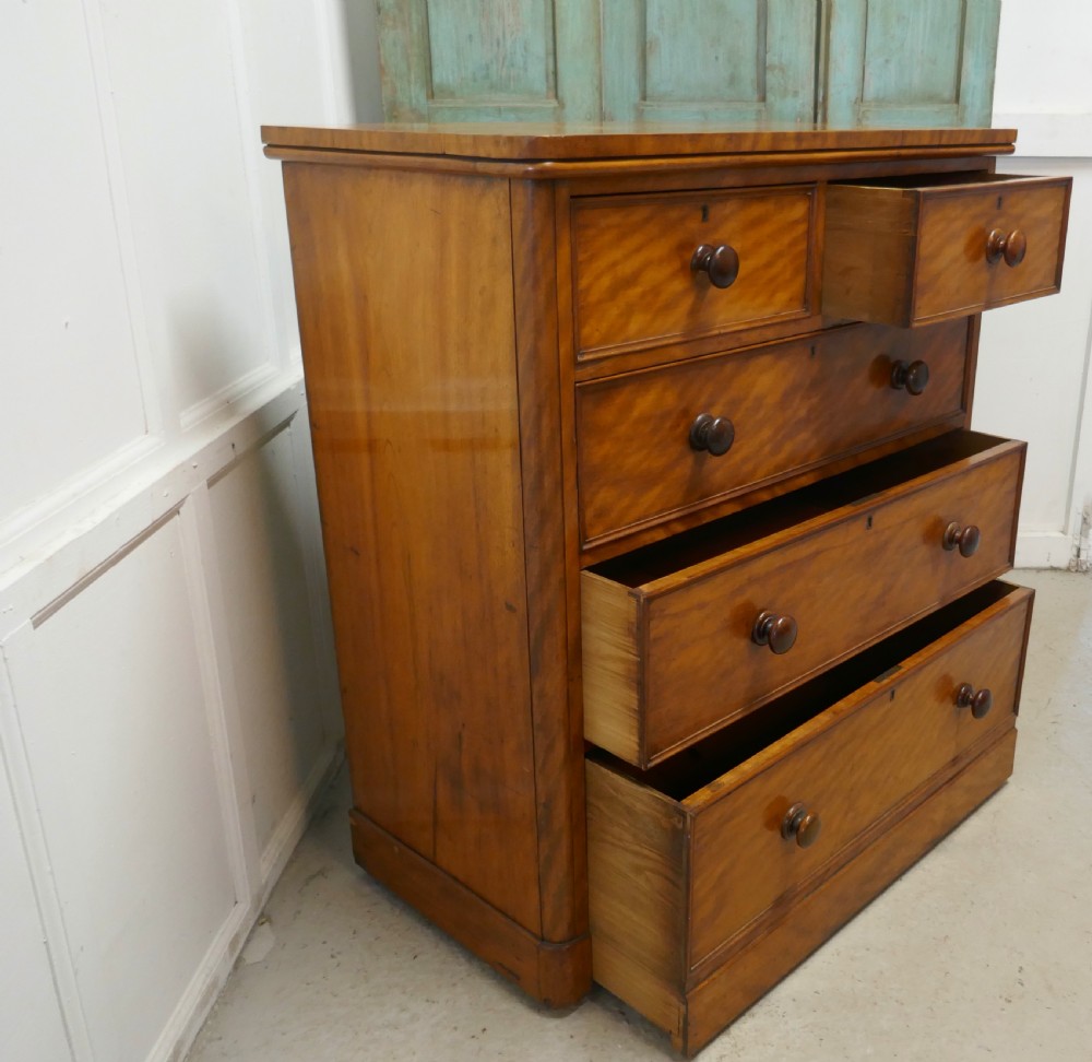 Large 19th Century Birch Chest of Drawers View VI