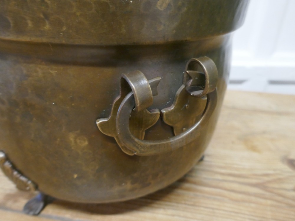 Brass Arts and Crafts Jardiniere   View IV