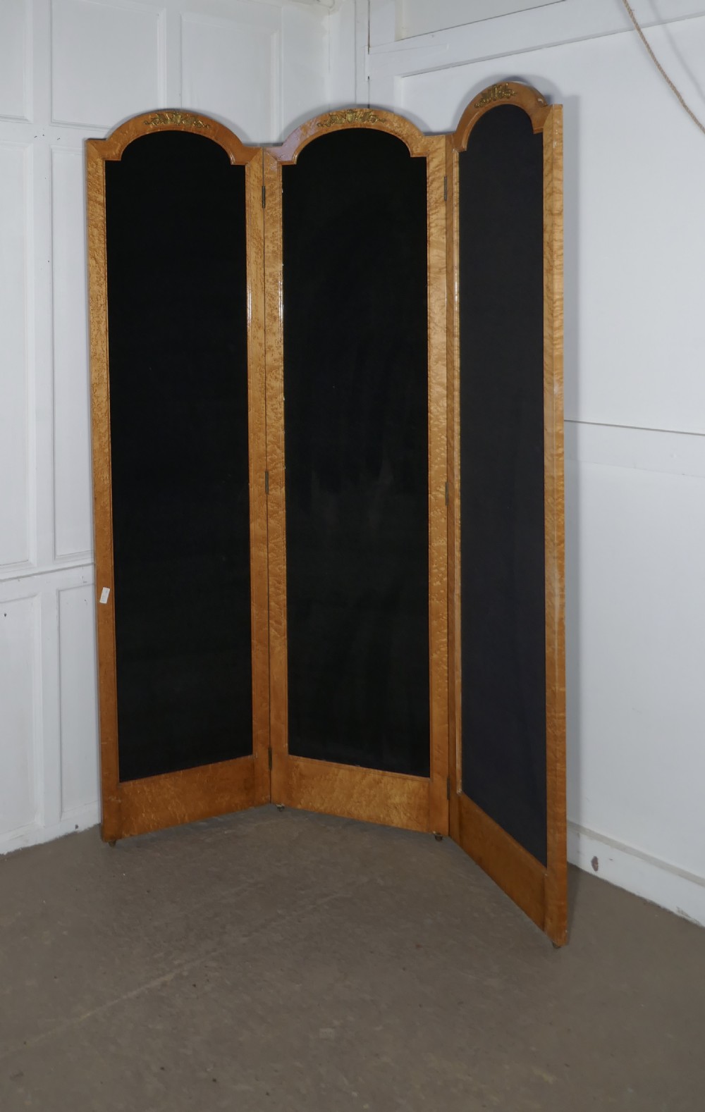 3 Fold Art Deco Dressing Screen,   View III