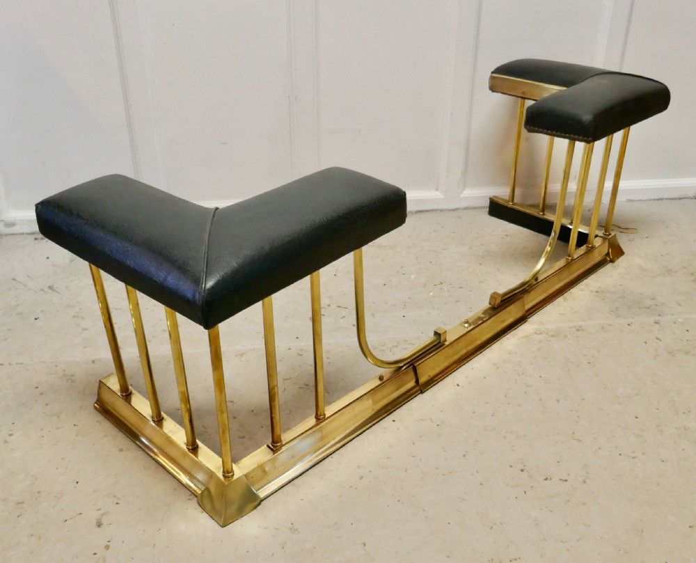 Good Quality Brass and Leather Club Fender View II