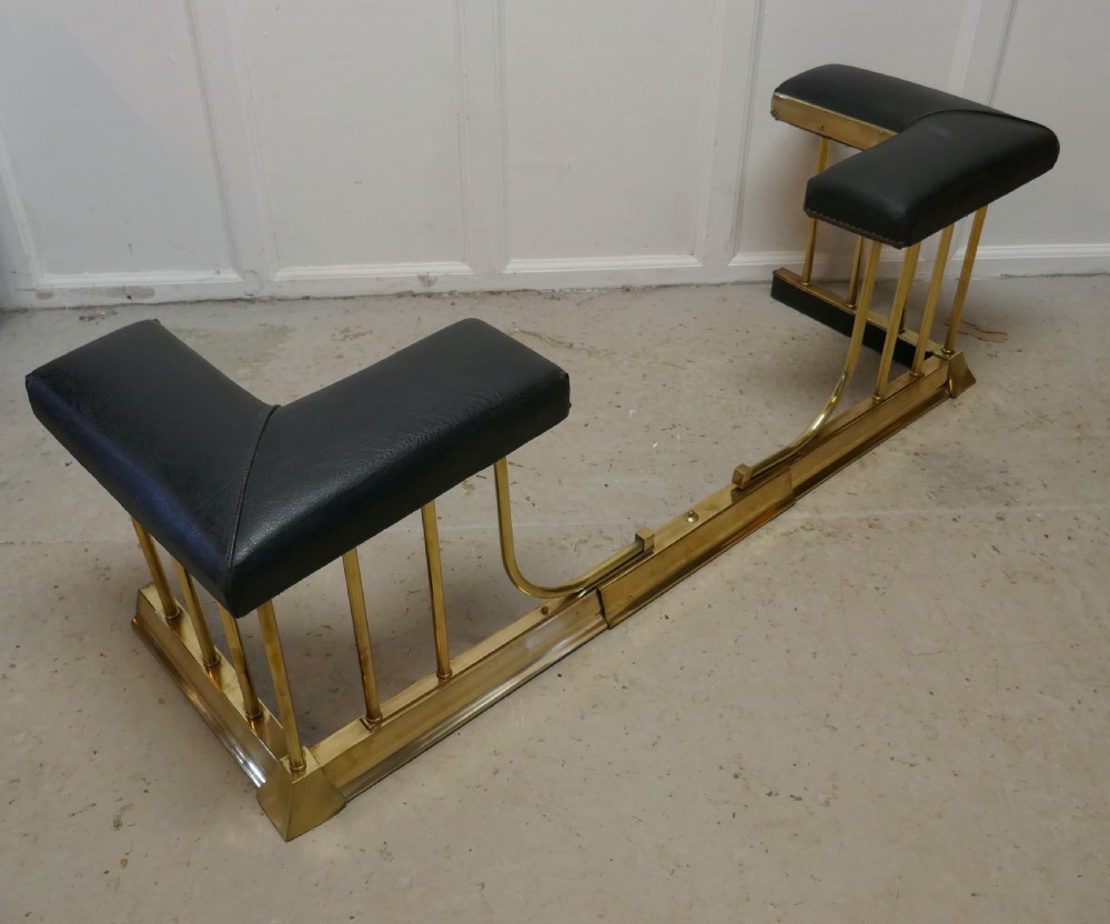 Good Quality Brass and Leather Club Fender View III
