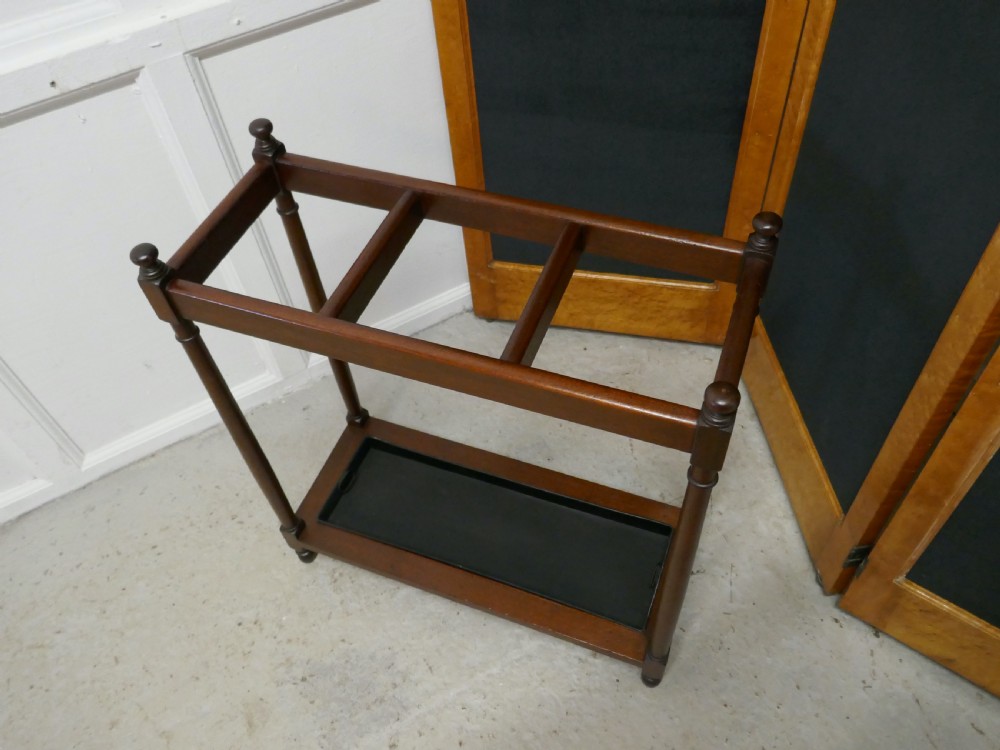 A Victorian Mahogany Stick and Umbrella Hall Stand View II