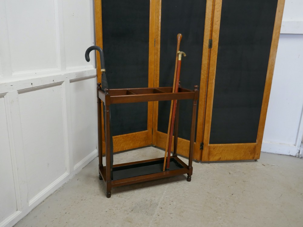 A Victorian Mahogany Stick and Umbrella Hall Stand View III