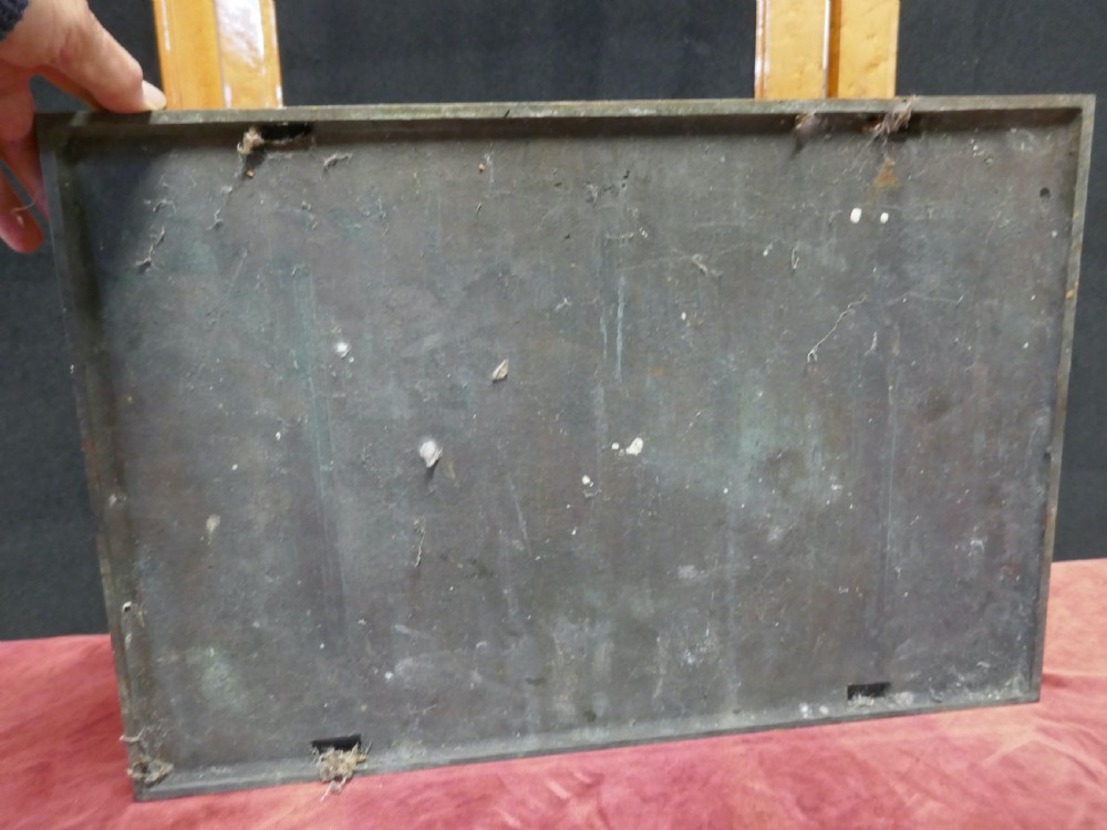 19th Century Bronze Stockbrokers Plaque   View V