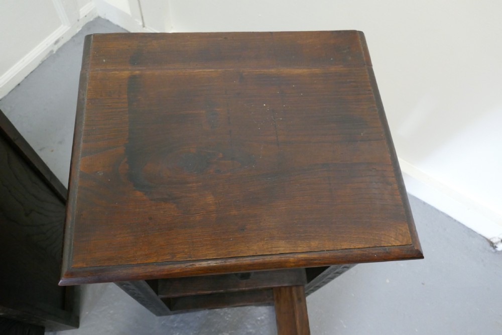 Pair of Breton Oak Bedside Cupboards   View VII