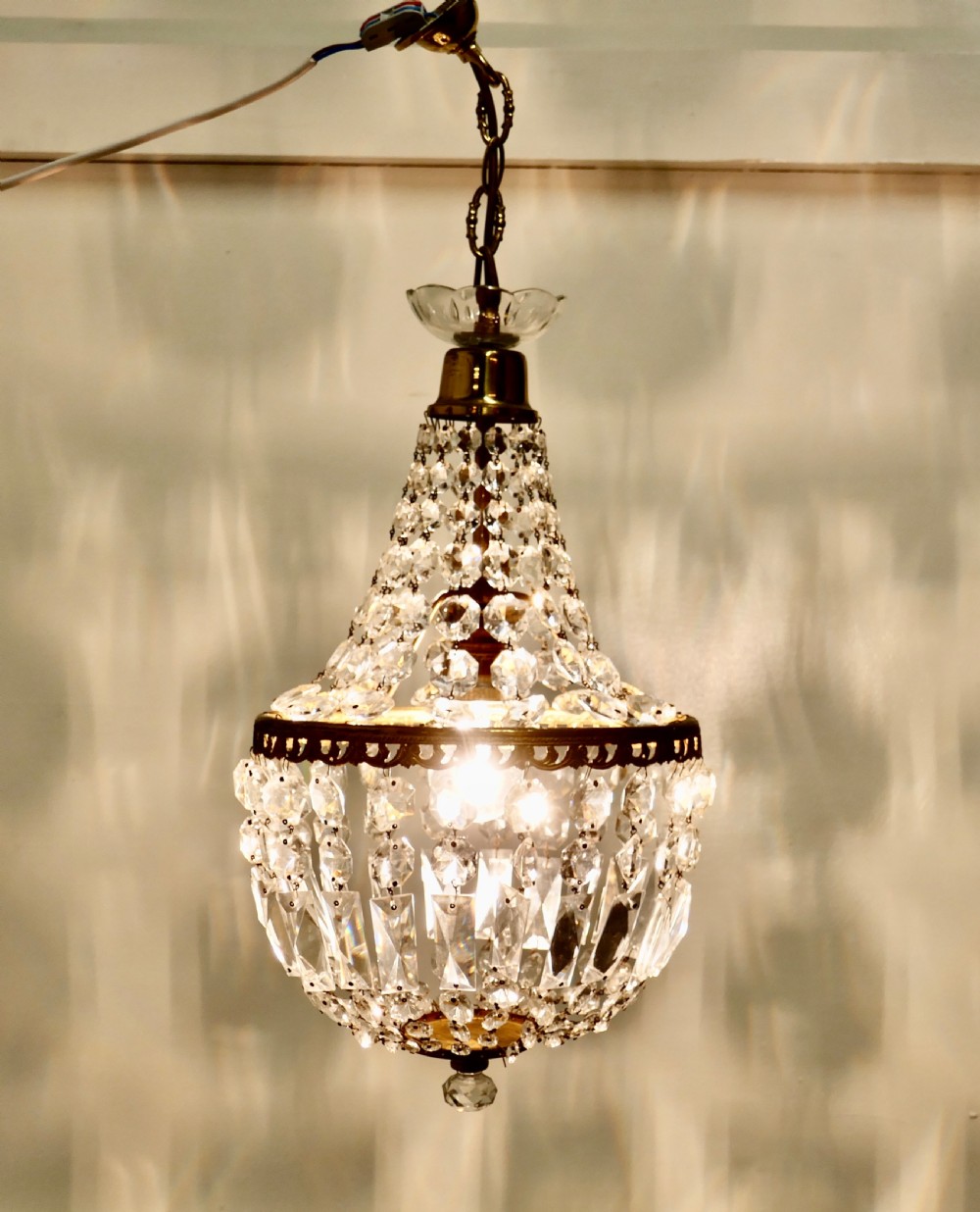 French Empire Style Tent Chandelier View IV