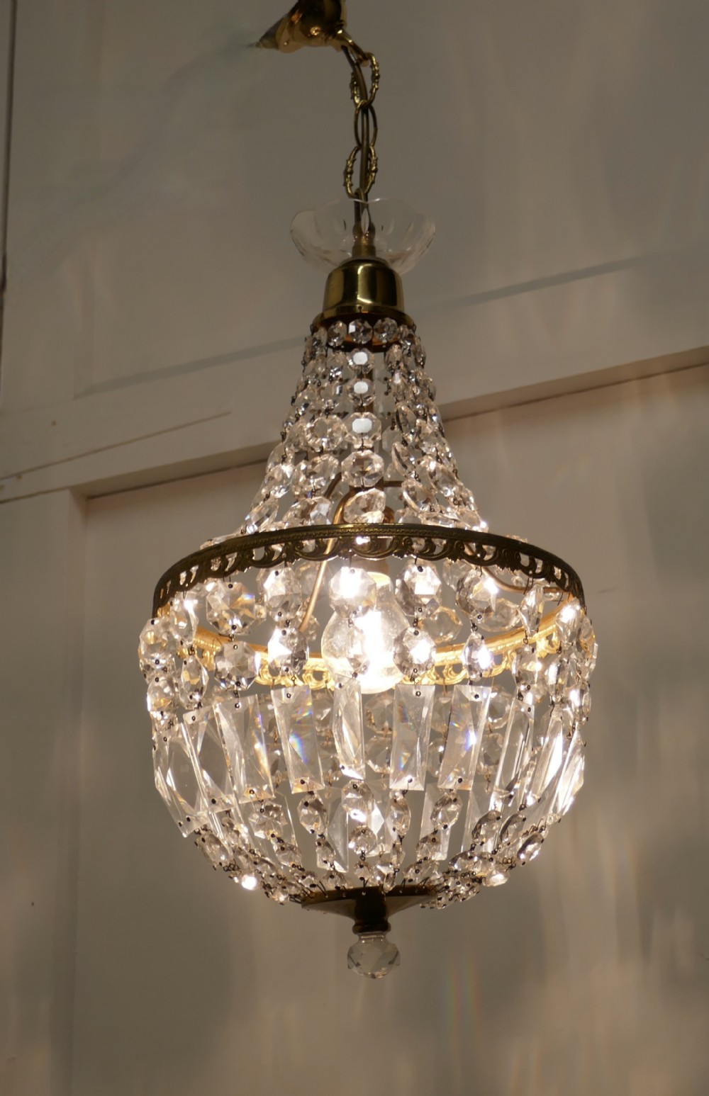 French Empire Style Tent Chandelier