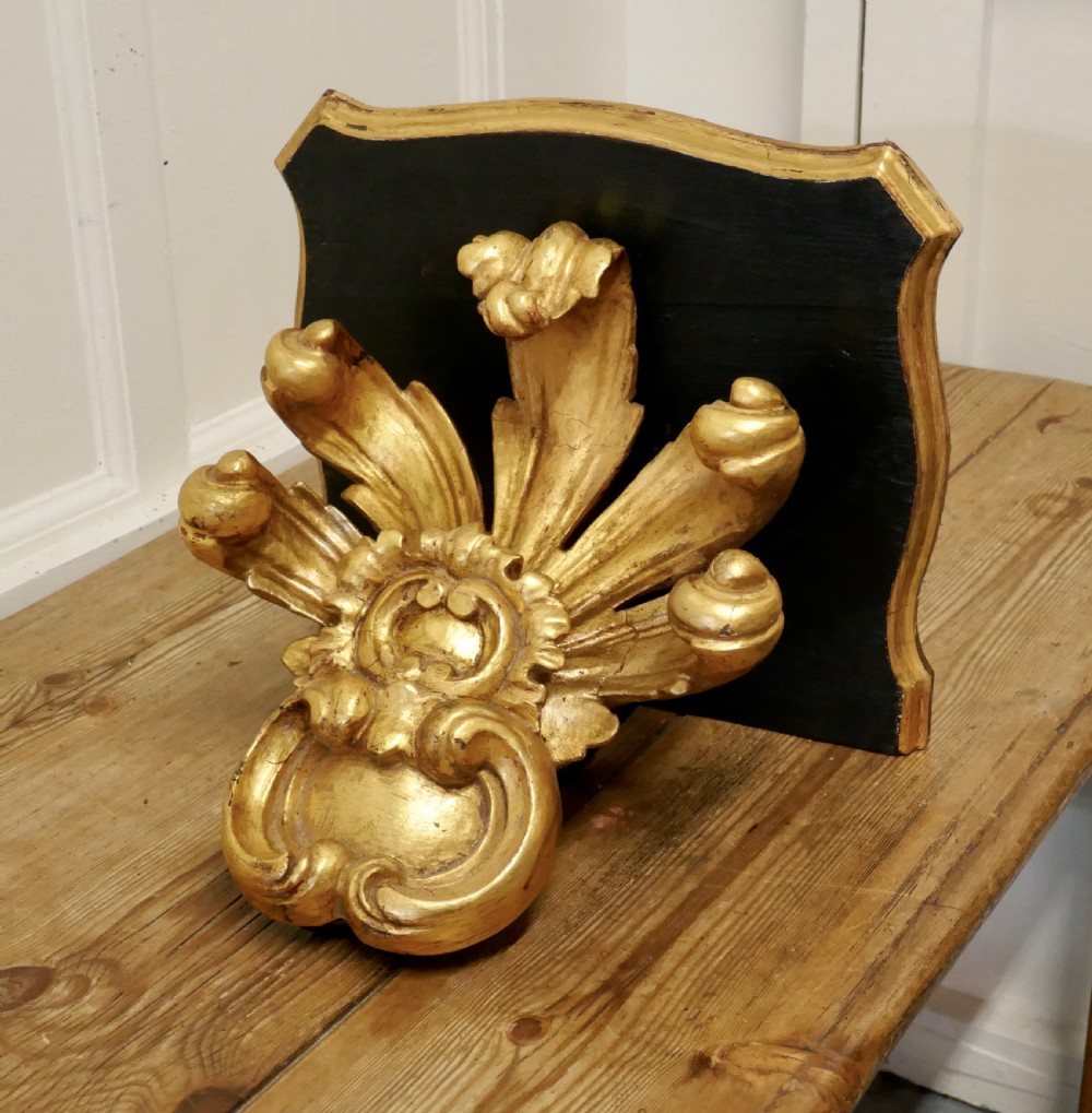 A 19th Century Carved Gilt Wall Bracket  View IV