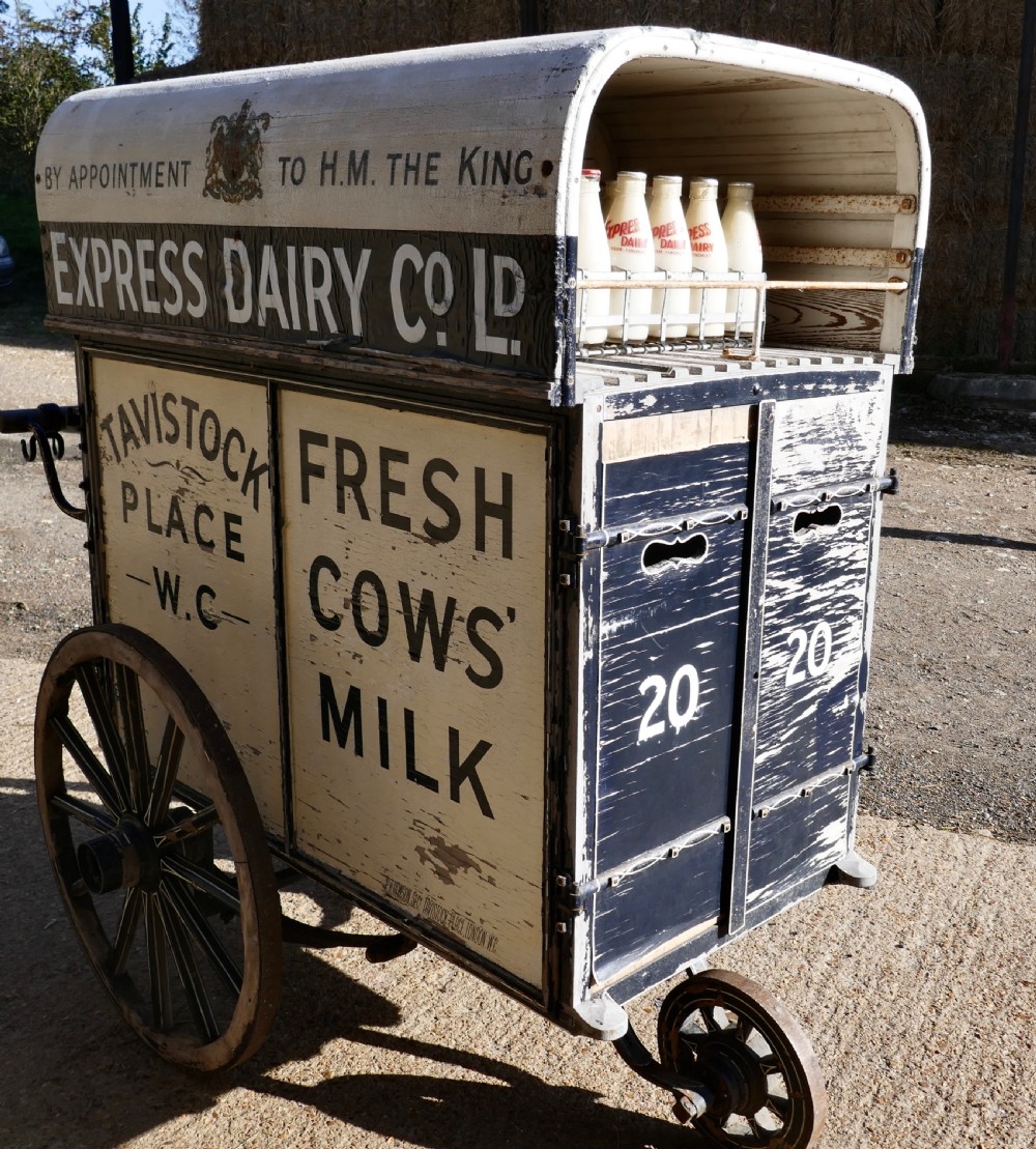 Edwardian Express Dairy Delivery Milk Cart View II