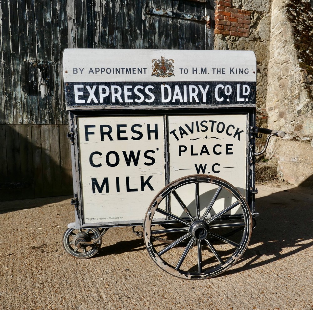 Edwardian Express Dairy Delivery Milk Cart View XII